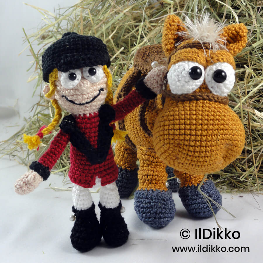 WSquare Herbert the Horse and Roberta the Rider 11