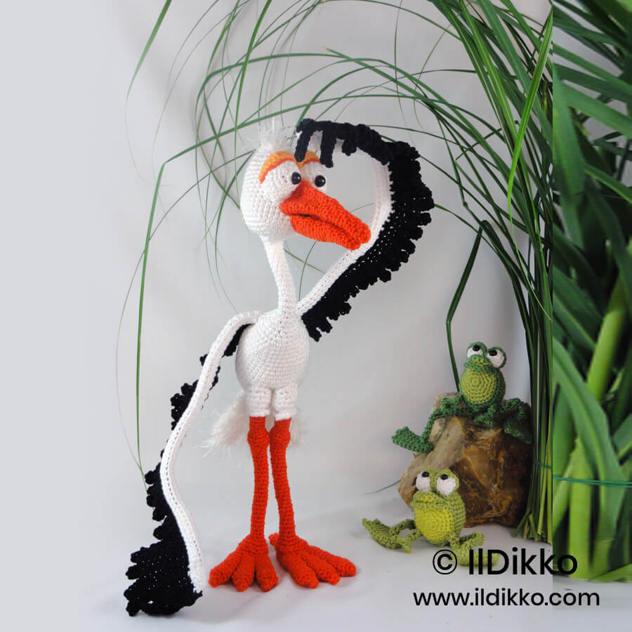 WSquare Stuart the Stork & Snoggy the Froggy 1