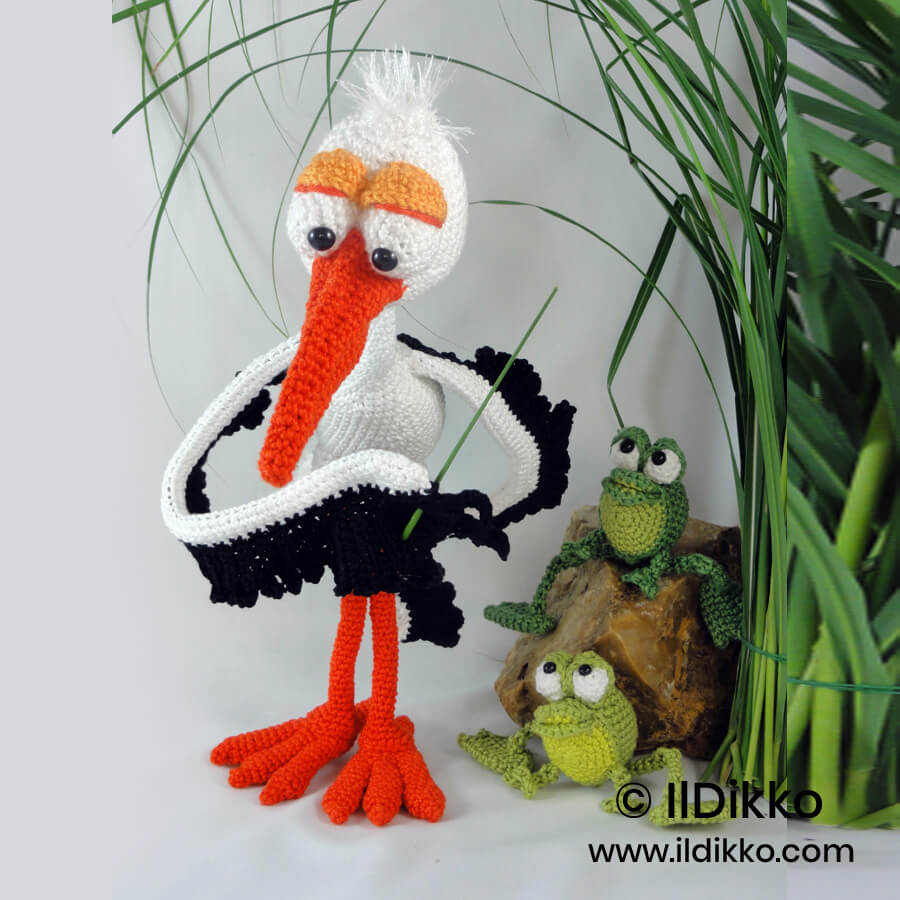 WSquare Stuart the Stork & Snoggy the Froggy 16