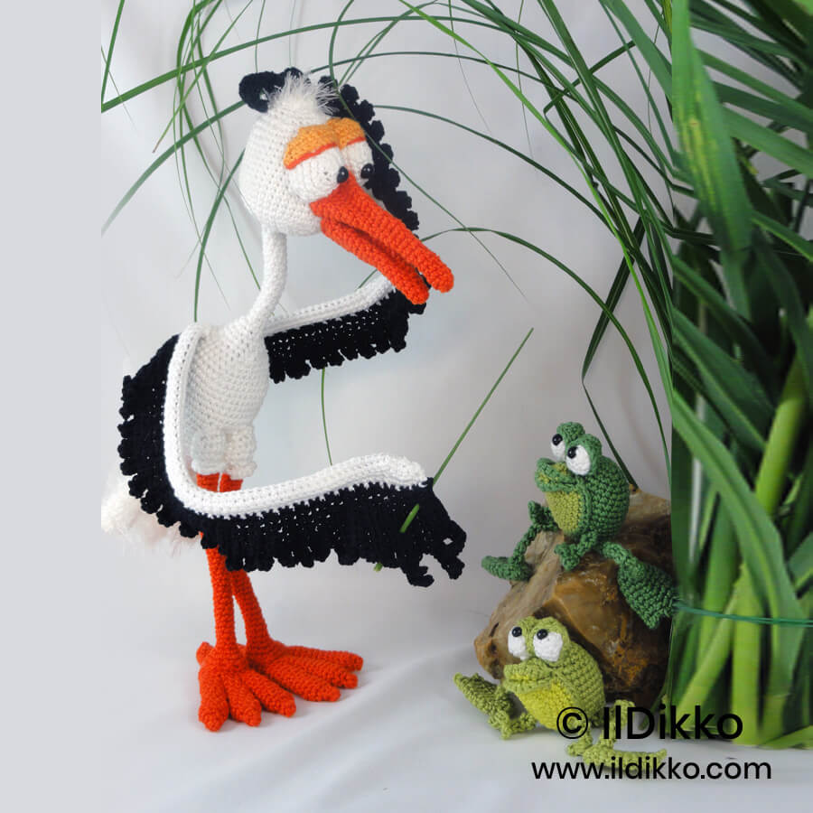 WSquare Stuart the Stork & Snoggy the Froggy 20