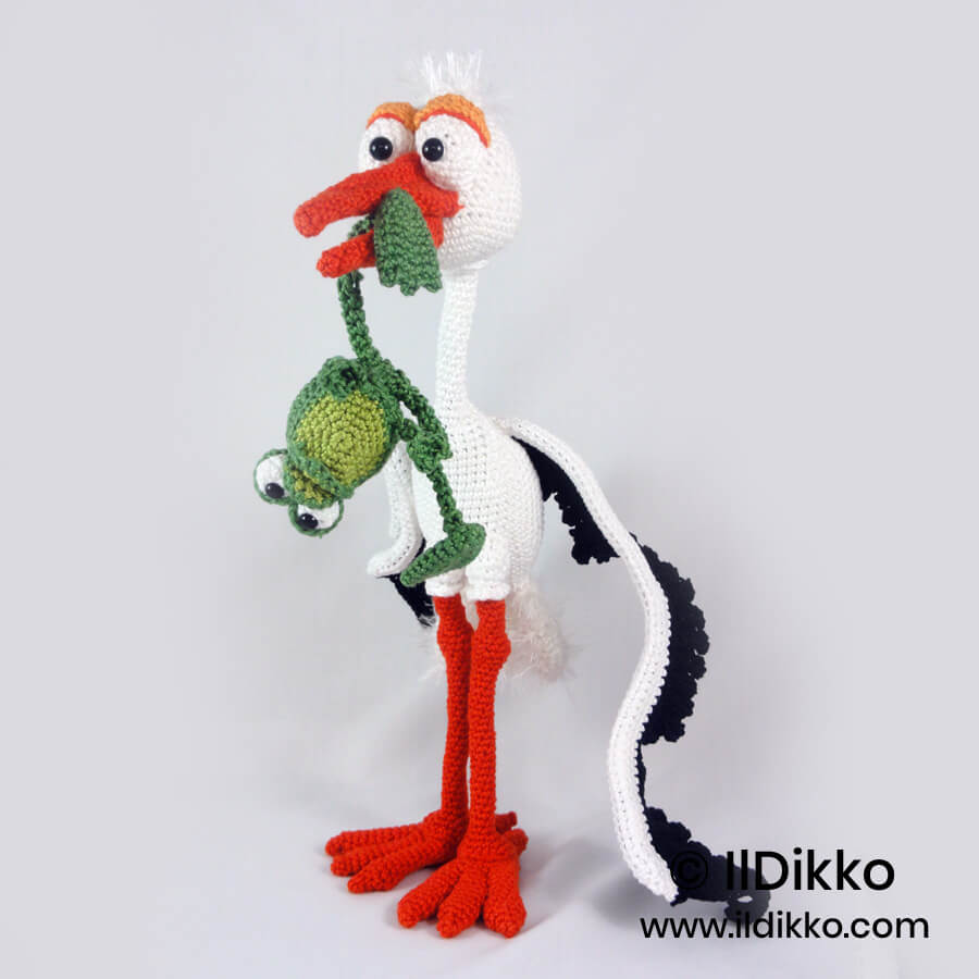 WSquare Stuart the Stork & Snoggy the Froggy 72