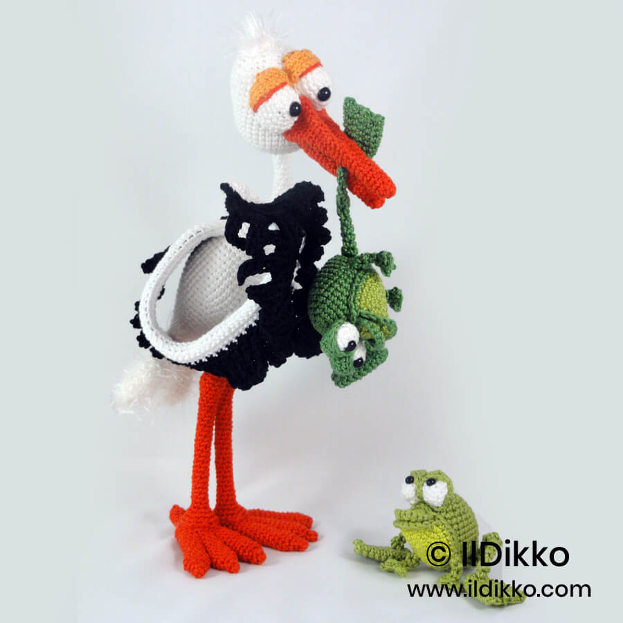 WSquare Stuart the Stork & Snoggy the Froggy 83(2)